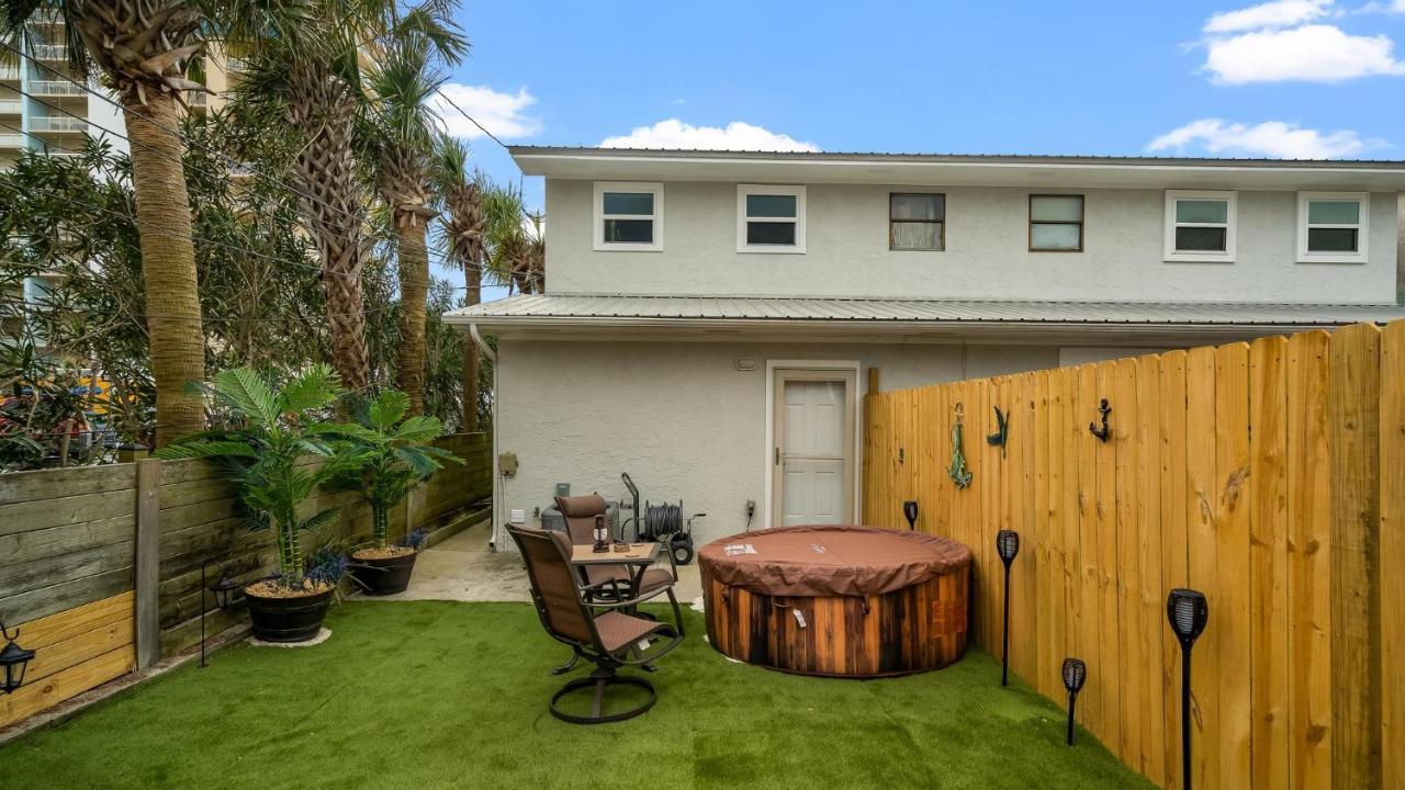 Pet Friendly Townhome With Gulf Views And Hot Tub Right Across From Beach And Schooners Panama City Beach Esterno foto